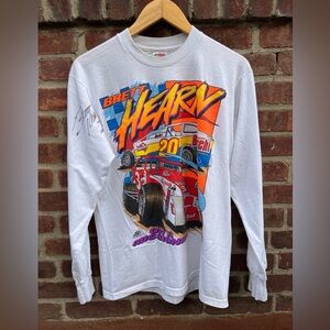 Vintage 1999 Brett Hearn Signed Long Sleeve Shirt Size Large